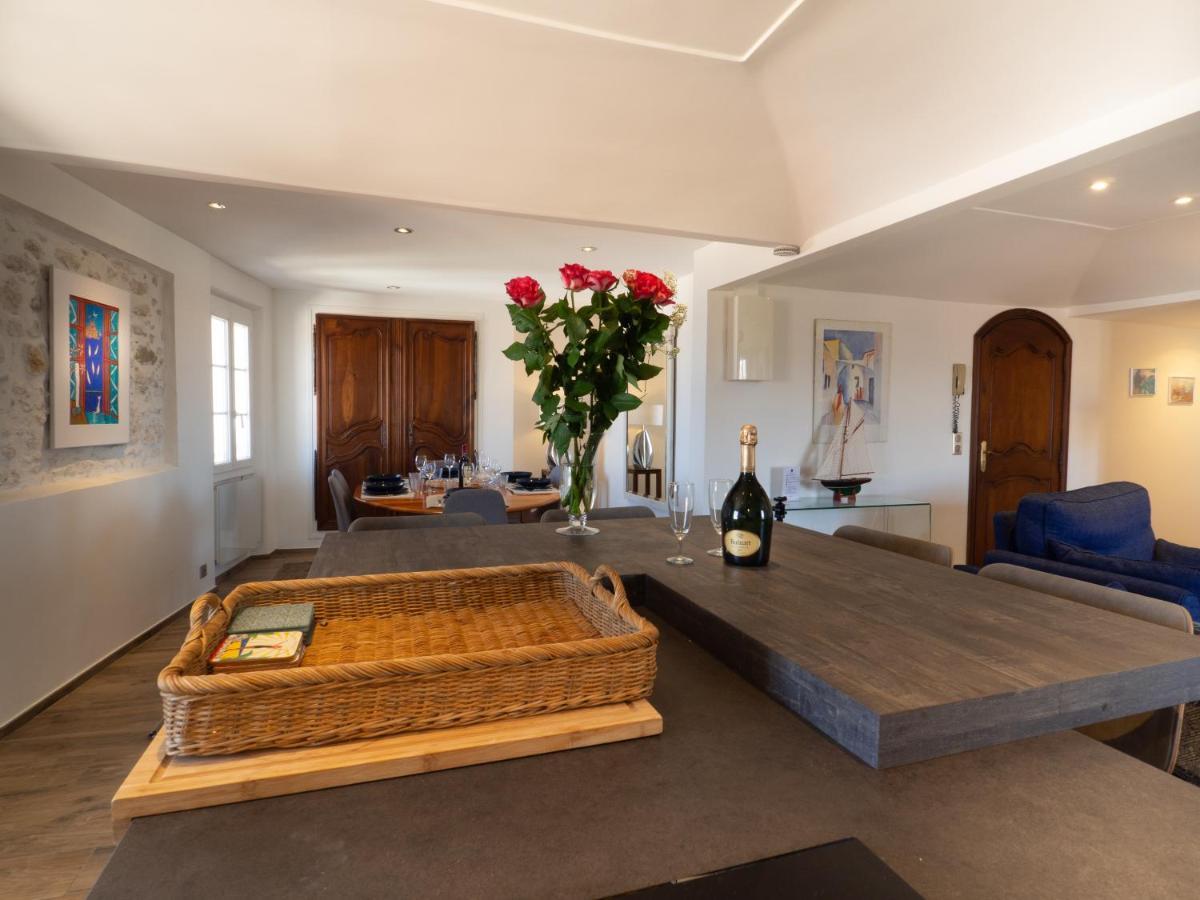 Charmant Appartement Spacieux Pour 6P Vue Mer Vieil Antibes Exterior photo