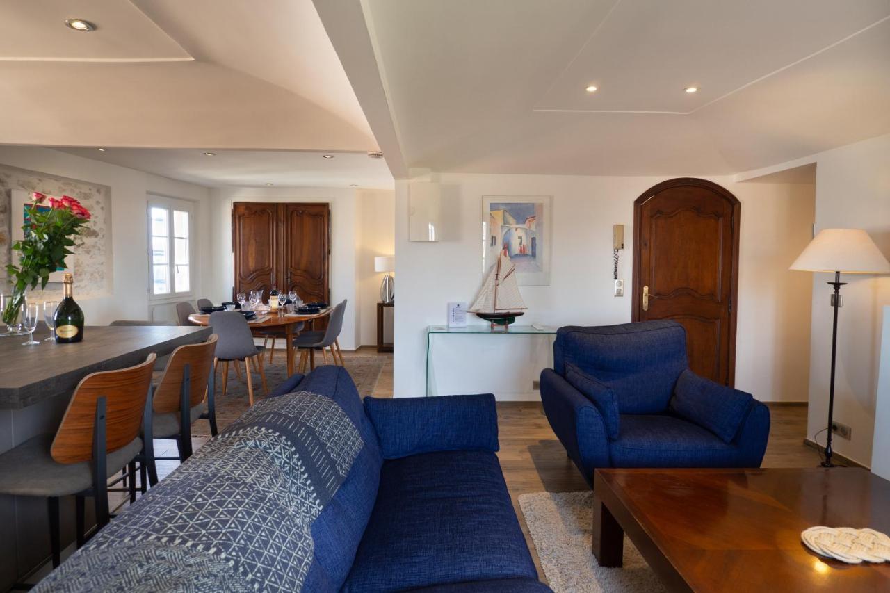 Charmant Appartement Spacieux Pour 6P Vue Mer Vieil Antibes Exterior photo