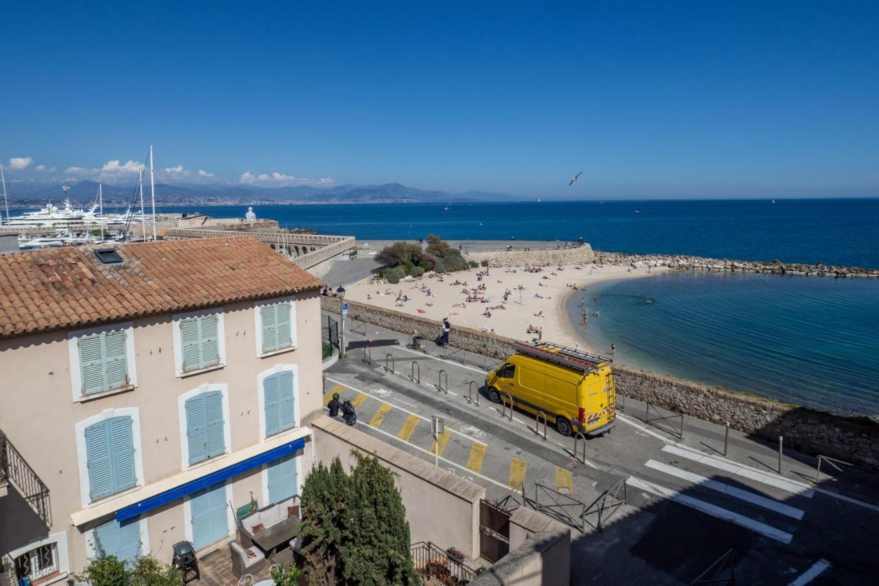 Charmant Appartement Spacieux Pour 6P Vue Mer Vieil Antibes Exterior photo
